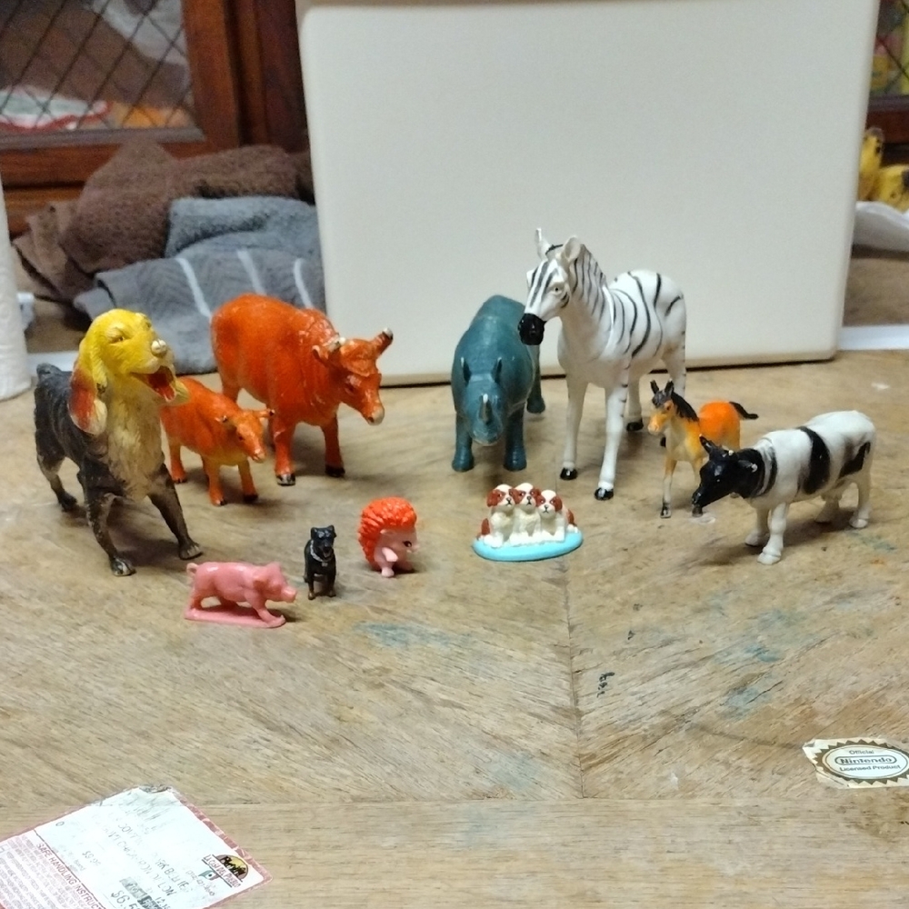 Collection of toy animals